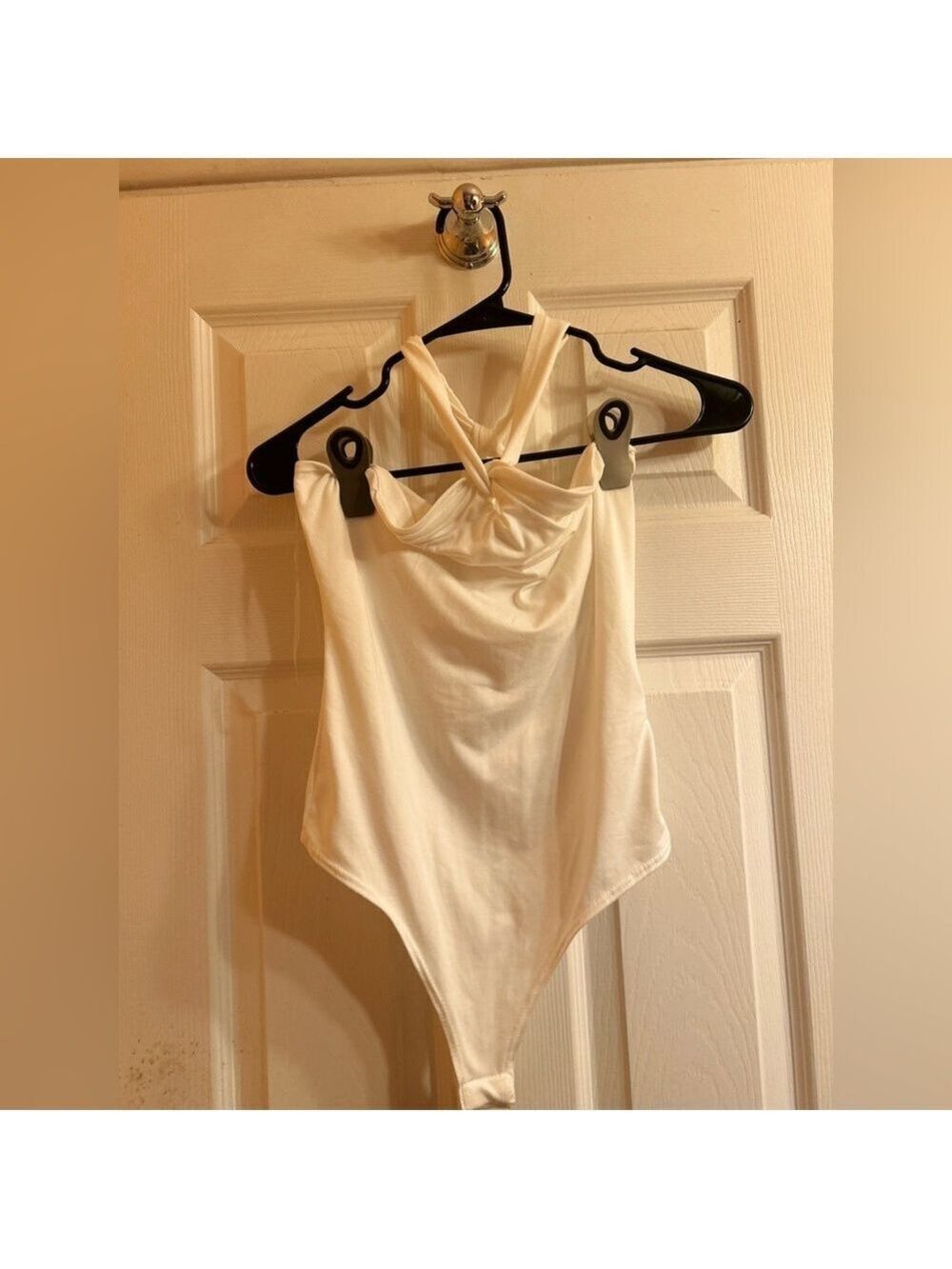 White halter Bodysuit